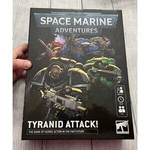 NEW! NIB Warhammer Space Marine Adventures Tyranid Attack! Board Game